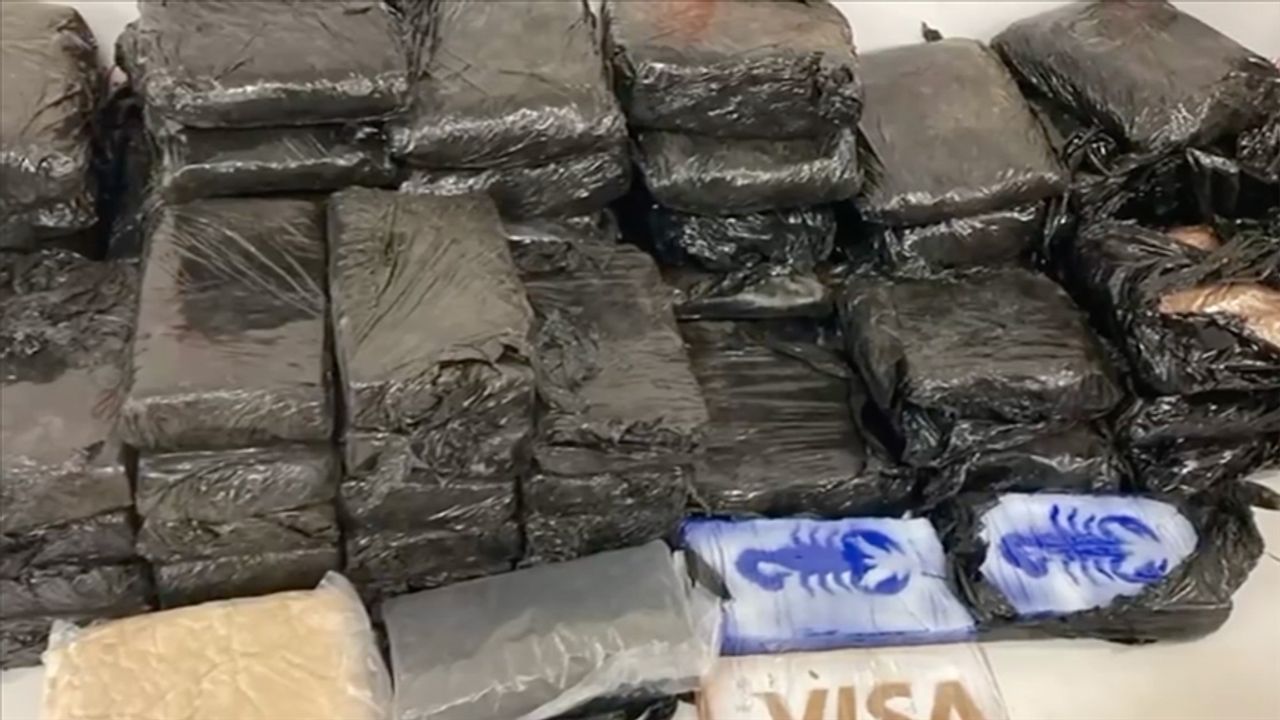 109 kilogram kokain ele geçirildi