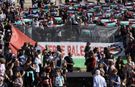 Filistin'e destek gösterileri sürüyor