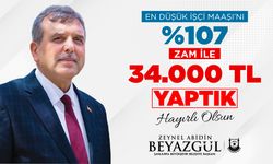 Büyükşehir'de işçi maaşlarına %107 zam