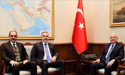 Milli Savunma Bakanı Güler, Dışişleri Bakanı Fidan ve MİT Başkanı Kalın ile görüştü