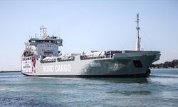 Gazze'ye yardım malzemesi taşıyan 7. gemi uğurlandı
