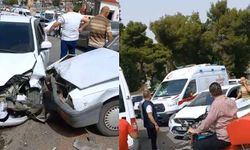 Eyyübiye'de iki otomobil çarpıştı: 3 yaralı