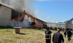 Şanlıurfa'da Tekstil Fabrikasında Yangın Çıktı