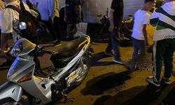 İki motosiklet çarpıştı, sürücüler yaralandı