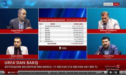 Gazeteciler Canlı yayında Büyükşehir Belediyesinin borçlarını tartıştı