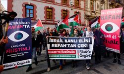 İsrail, İstanbul'da protesto edildi
