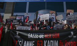 AK Parti Kadın Kolları, 81 ilde İsrail'i protesto etti