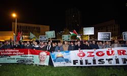 İsrail'in saldırıları Ankara'da protesto edildi