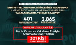 Şanlıurfa'da son 1 haftada aranan 301 kişi yakalandı