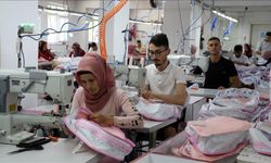 Köydeki tekstil fabrikası 50 kişiye istihdam sağlıyor