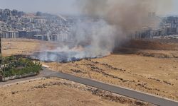 Urfa'da askeri alanda yangın!