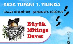 Urfa'da Direnişe Selam, Siyonizm'e Lanet etkinliğine doğru!