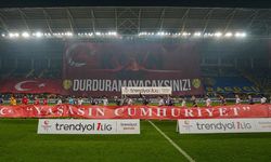 Ankaragücü taraftarından TUSAŞ için anlamlı koreografi