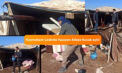 Kaymakam Çadırda Yaşayan Aileye Kucak açtı!