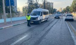 Trafik Ekiplerinden okul servislerine denetim