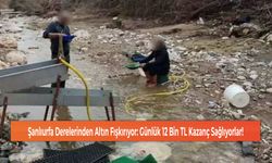 Şanlıurfa Derelerinden Altın Fışkırıyor: Günlük 12 Bin TL Kazanç Sağlıyorlar!