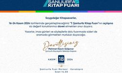 Şanlıurfa Kitap Fuarı kapılarını açıyor