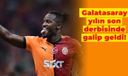 Galatasaray yılın son derbisinde galip geldi!