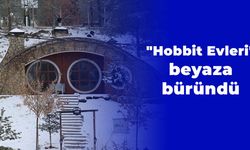 "Hobbit Evleri" beyaza büründü