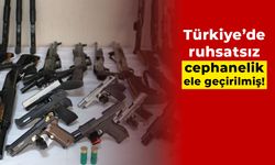 Türkiye’de ruhsatsız cephanelik ele geçirilmiş!