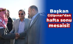 Başkan Gülpınar’dan hafta sonu mesaisi!