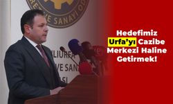 Yetim: Hedefimiz Urfa’yı Cazibe Merkezi Haline Getirmek!