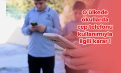 O ülkede okullarda cep telefonu kullanımı yasaklanıyor!