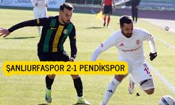 Şanlıurfaspor Pendikspor'u mağlup etti