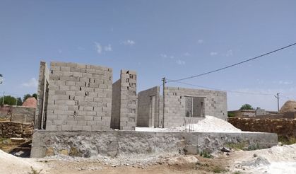 Harran'da kaçak yapılaşma