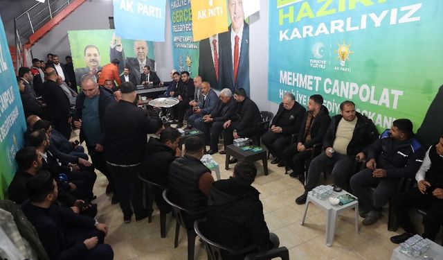 Başkan Canpolat’a Süleymaniye mahallesinden tam destek