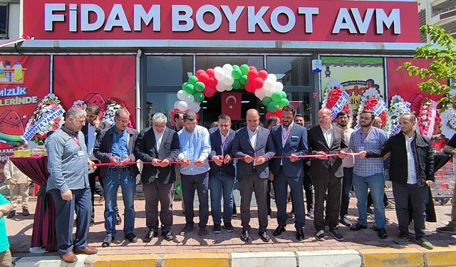 Urfa'da Filistin ile Dayanışma Marketi açıldı