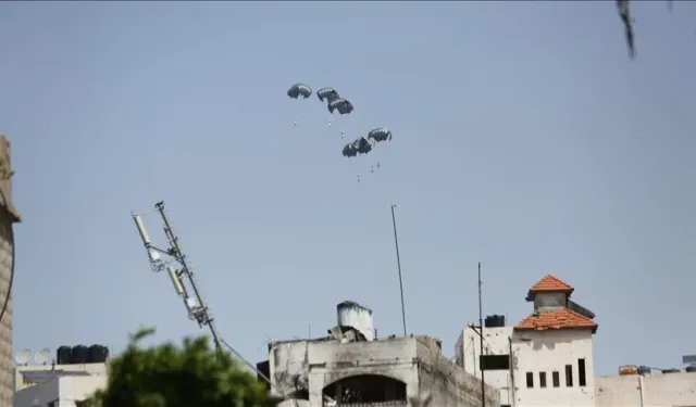 ABD'den Gazze'ye 50 binden fazla öğüne denk gelen yardımı havadan indirdi