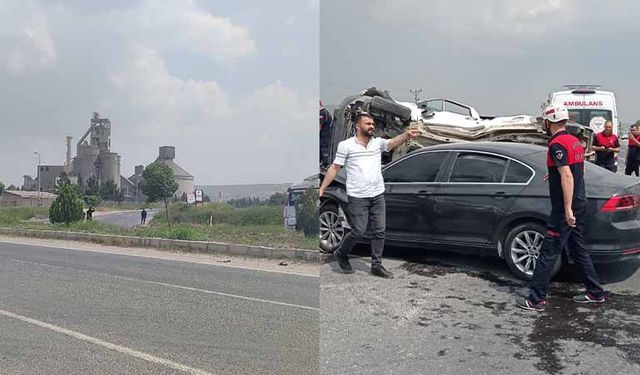 Bozova yolunda kaza: 3 yaralı