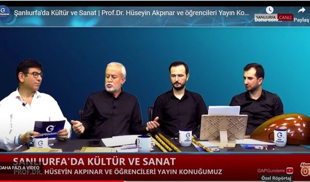Prof.Dr.Akpınar: "Urfa dini musiki açısından çok zengin" (Görüntülü)