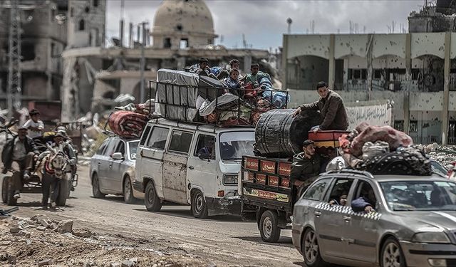 İsrail saldırısı endişesiyle Refah'ta zorunlu göç başladı