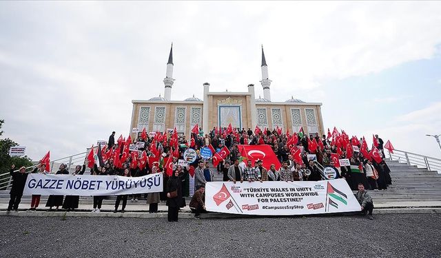 Türkiye'deki üniversiteliler ABD ve İngiltere'deki Filistin eylemlerine destek