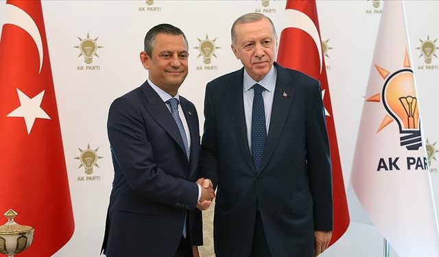 Cumhurbaşkanı Erdoğan, Özgür Özel'i kabul etti