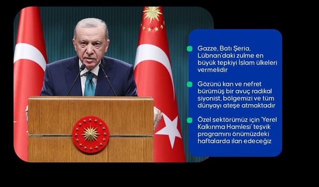 Cumhurbaşkanı Erdoğan: İsrail'in bu haydutluğuna daha fazla sessiz kalınamaz!