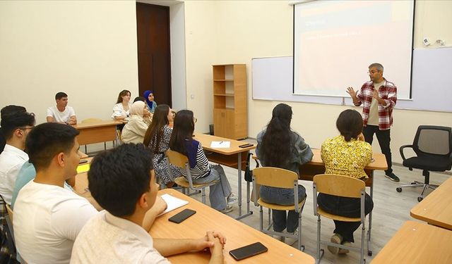 Türkiye-Azerbaycan Üniversitesinde ilk kez dersbaşı yapıldı