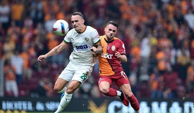 Galatasaray, konuk ettiği Alanyaspor'u tek golle geçti