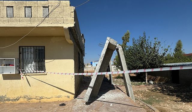 Şanlıurfa’da deprem nedeniyle çöken balkonda 1 kişi yaralandı