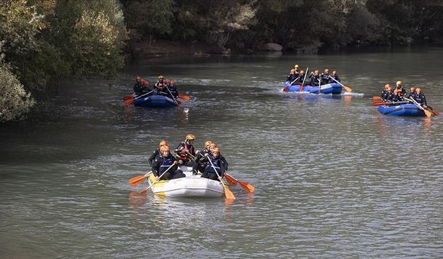 AFAD'ın arama kurtarma ekipleri Munzur Çayı'nda eğitiliyor