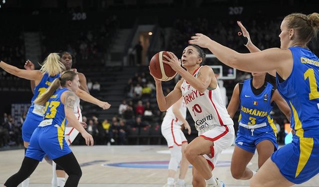 A Milli Kadın Basketbol Takımı, Romanya'yı 101-54 yendi