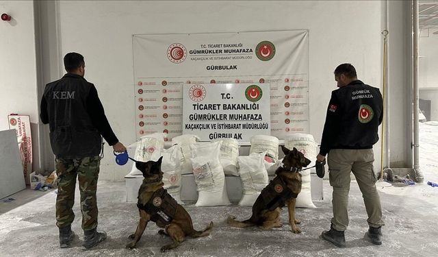 Gürbulak Sınır Kapısı'nda 4,5 ton uyuşturucu!