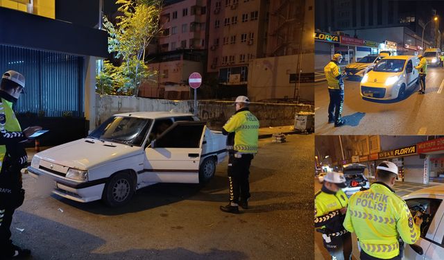 Şanlıurfa İl Emniyet Müdürlüğü trafik denetlemelerine hız kesmeden devam ediyor!