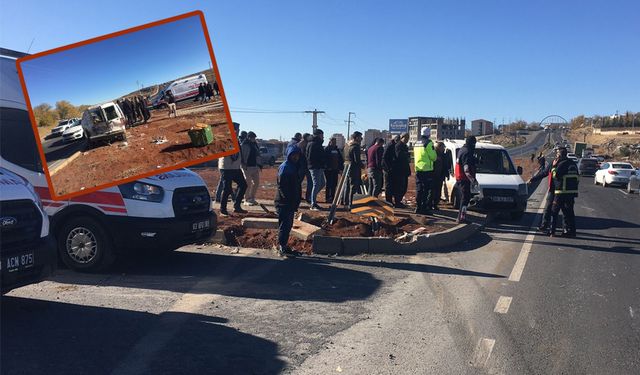 Siverek'te trafik kazası: Yaralılar var!