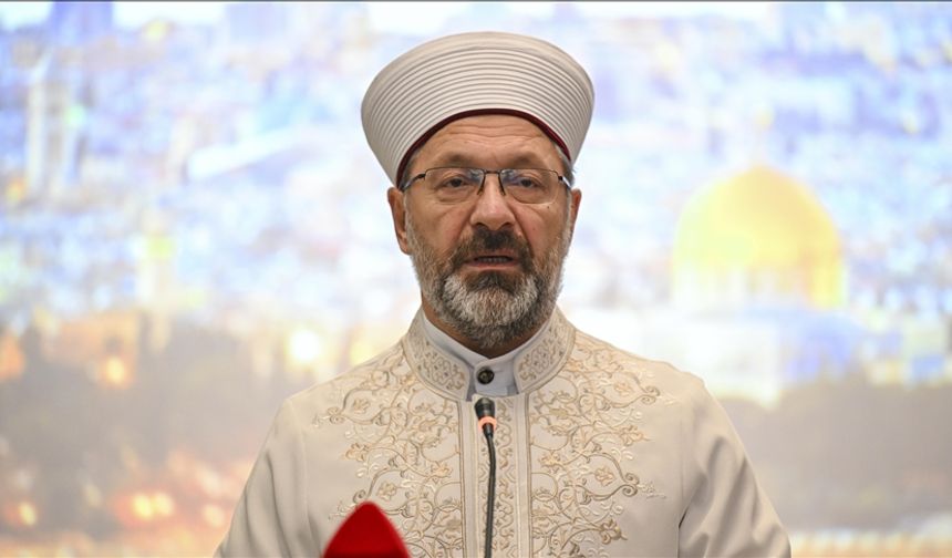 Diyanet İşleri Başkanı Erbaş, Urfa'ya geliyor