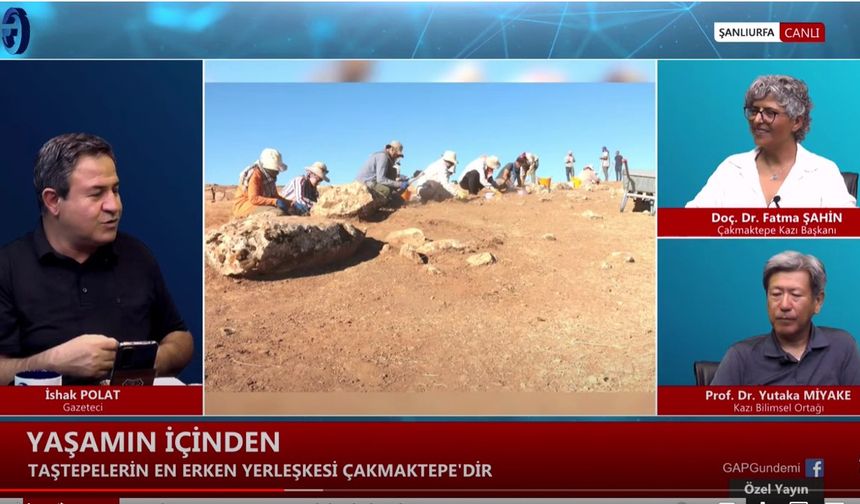 Prof.Dr.Miyake, "Göbeklitepe ve Karahantepe'nin daha öncesini kazıyoruz" dedi.