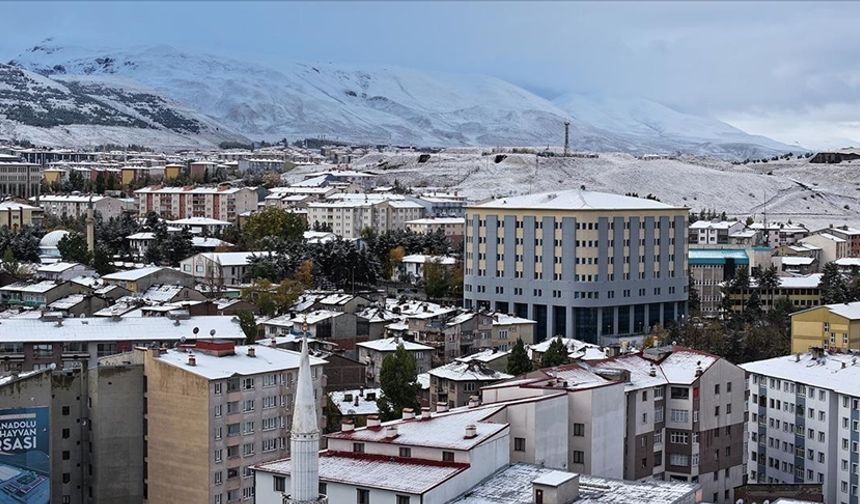 Bazı illere mevsimin ilk karı yağdı