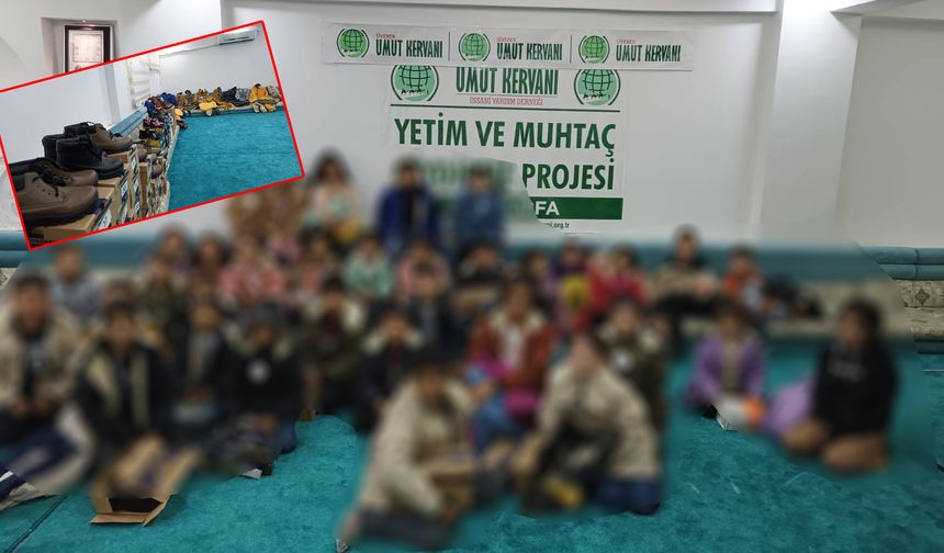 Siverek’te yüzlerce çocuğa kışlık yardım yapıldı